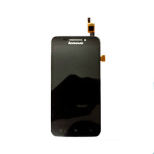 100% Original LCD Display + Digitizer Touch Screen TP Glass Assembly For LENOVO S650 Balck Free Shipping
