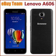 New Lenovo A606 Android phone LTE 4G FDD Mobile Phones MTK 6582 Quad Core 1.3GHz 5.0 inch TFT 854×480 5.0MP Camera Dual Camera