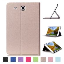 Business 3 folded Flip book Leather stand holder case cover for Samsung Galaxy Tab E 9.6 T560 SM-T560 T561