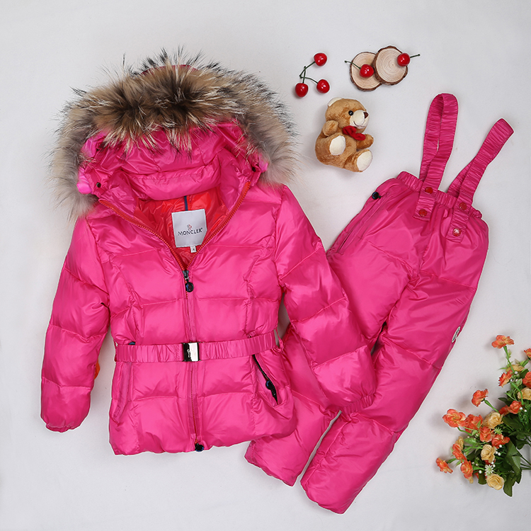 font b Girl b font winter raccoon 90 duck down pink purple beige white jacket