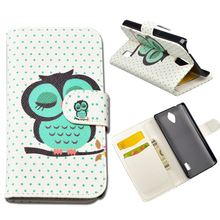 10 Patterns For Huawei Y635 Fashion Flip PU Leather Case For Huawei Y635 Cover Wallet Phone Cases with Stand and Card Holder