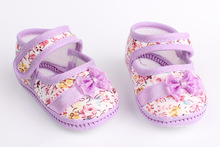 Girls flowers bow baby toddler shoes spring autumn children footwear first walkers