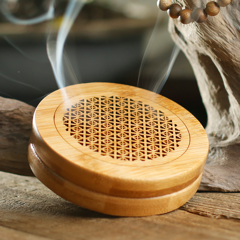 5 Types Bamboo Incense Burner Car Sleeping Room Home Incensory Tea