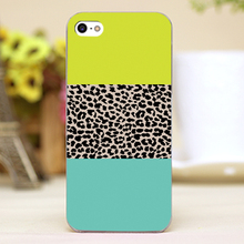 Leopard National Flag Design Customized transparent case cover cell mobile phone cases for Apple iphone 4 4s 5 5c 5s hard shell