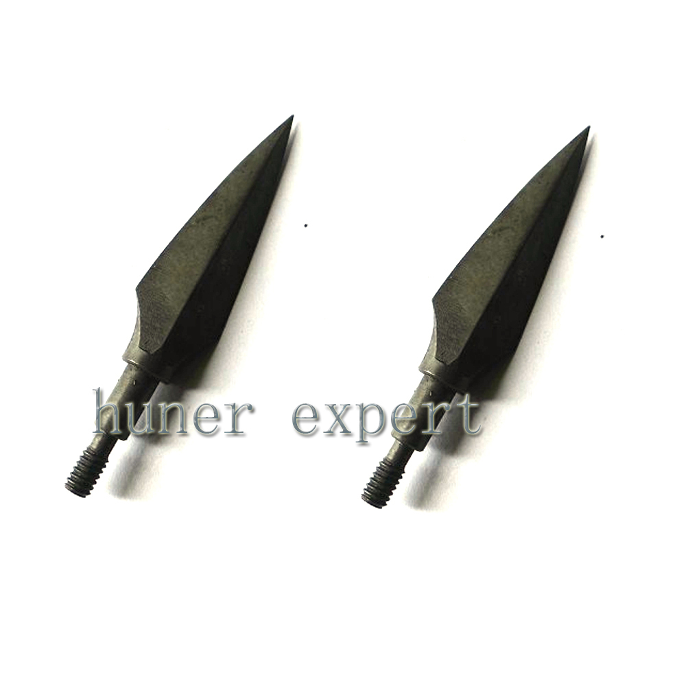 Carbon arrow hunting replaceable arrow tip steel practice arrow broadhead 8pcs for crossbow or compound bow
