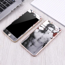 3D Colorful glass film Painted tree BrBa star Tempered Screen Protector front+back cover for iPhone 6 case 6S 4.7″ 5.5″inch