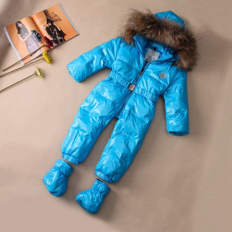 Large natural fur baby winter font b clothing b font for font b boys b font