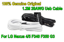 free shipping 100% Genuine Original USB Data Sync Charging Cable For micro cable For LG Nexus 4/5 F340 F350 G3