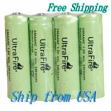 Ship From USA 4Pcs UltraFire AA 1 2V 3500mAh Ni MH rechargeable Batteries 88008514