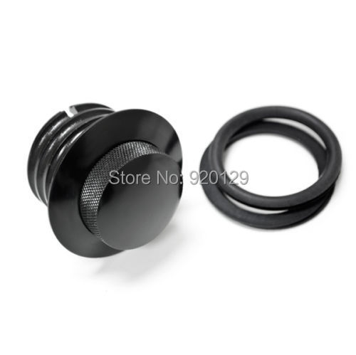 Free shipping Motorcycle Black POP UP Screw In Flush Mount Fuel Tank Gas Cap for font