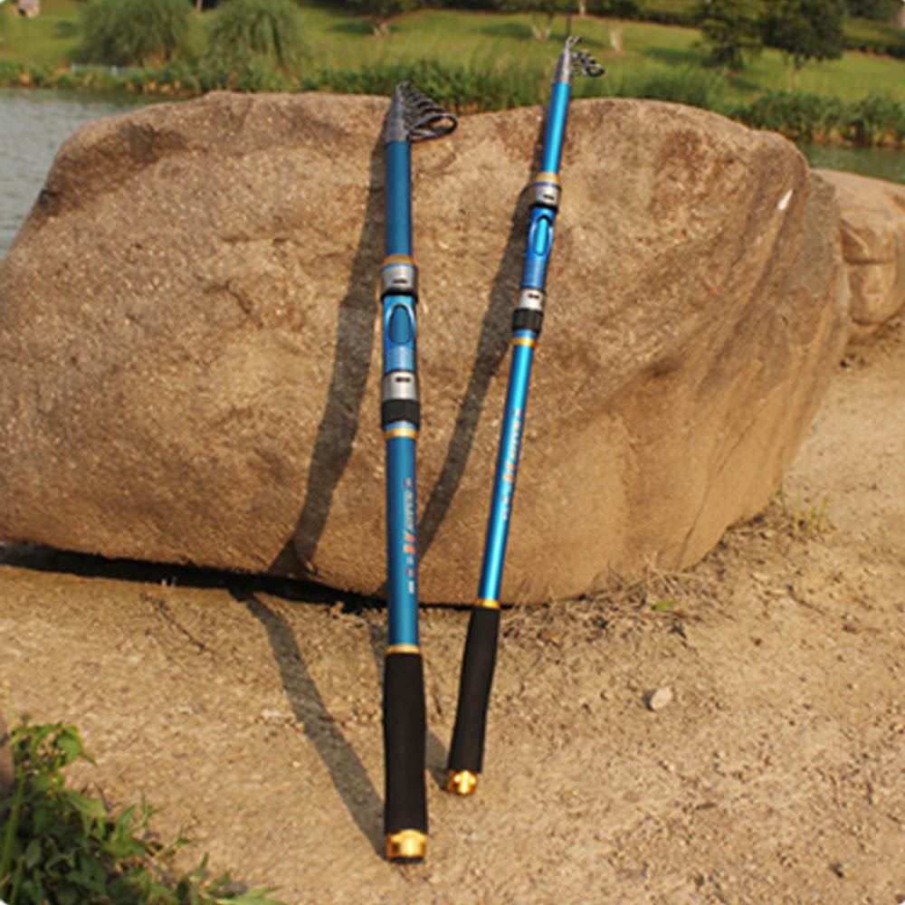 Portable Fishing Pole Accessories 2.1M 6.89FT Telescopic Fishing Rod
