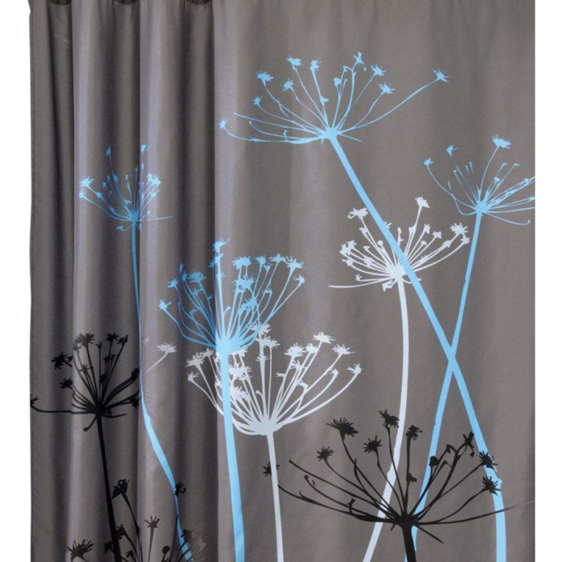 Modern PEVA Multi-Color Dandelion Pattern 3D Waterproof Polyester Shower Curtain Bathroom rideau de douche bathroom curtain