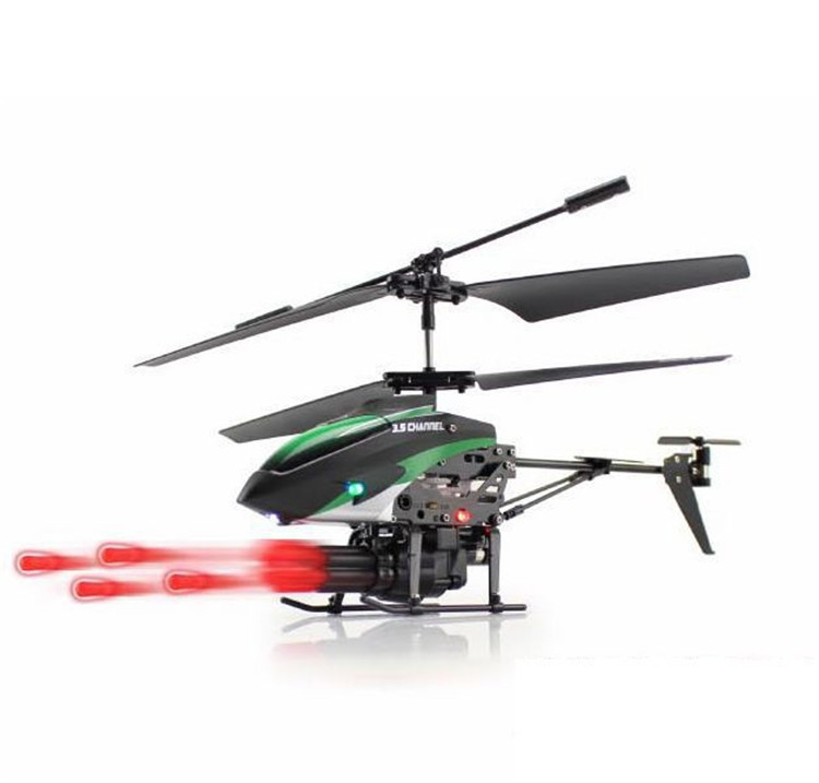 Wltoys V398 3.5CH RC Helicopter Missile Launching Rc
