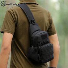 Military MOLLE System Single Shoulder Cross Chest Bag,Ergonomics Explorer Sport Survival SWAT Police Military Carry Bag Retail