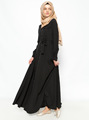2016 New Arrival Islamic black abayas Muslim long dress for Women Malaysia abayas in Dubai Turkish