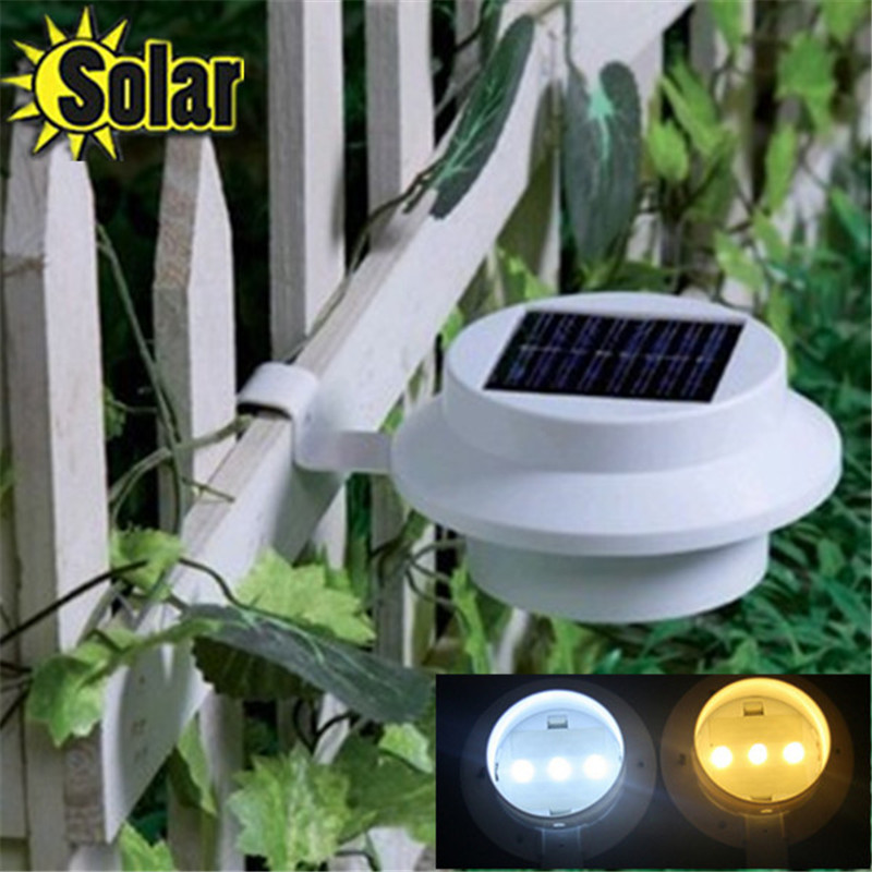 2pc lot led solar powered fence gutter solar light leds 2pc lot led solar powered fence gutter solar light leds