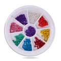 3D Metal Chain Nail Art Decoration 12cm Mix 9colors Stylish Design Nail Tips Tools Decor DIY