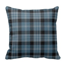 Traditional Clark Tartan Plaid Pillow Case (Size: 45x45cm) Free Shipping