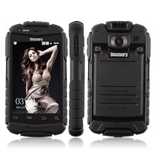 100% Original Discovery V5+ 3G WCDMA Android 4.0 Waterproof Shockproof Mobile Cell Phone MTK6572 dual core Dual Sim