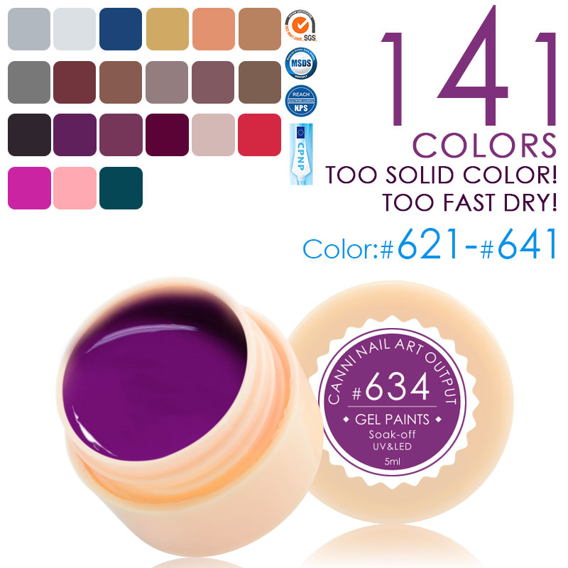 #50618 Горячее Надувательство Ногтей CANNI uv led 141 цветов 5 мл профессиональный nail paint color gel kit, 141 уф цветной гель лак для ногтей