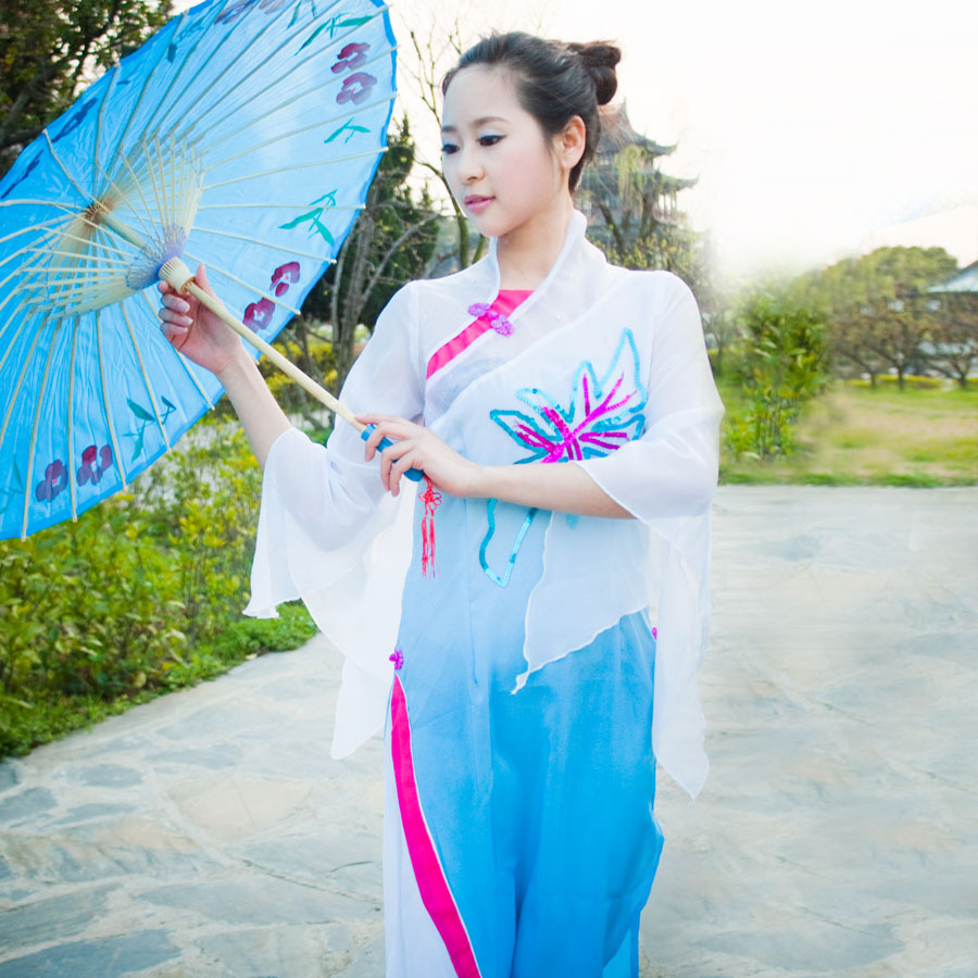 Chinois anciens vêtements Costume femmes classique de danse vêtements de scène de vêtements de danse(