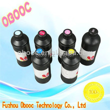 2014Hot sale Led UV Ink 1000ml vivid color for UV Flatbed Printer for Metal, Glass, Acrylic ,Ceramic Printing