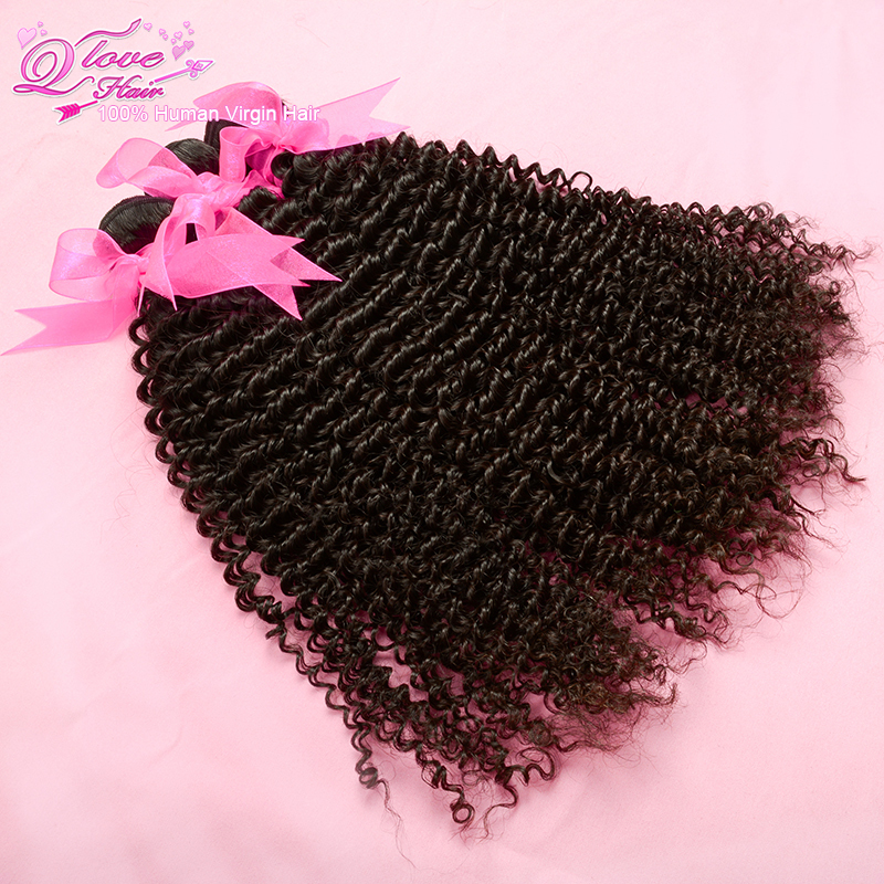 5A Queen Hair Products Afro Kinky Curly Virgin Hair Brazillian Hair Bundles 3Pcs Lot Unprocessed Classics Curly Shipping Free