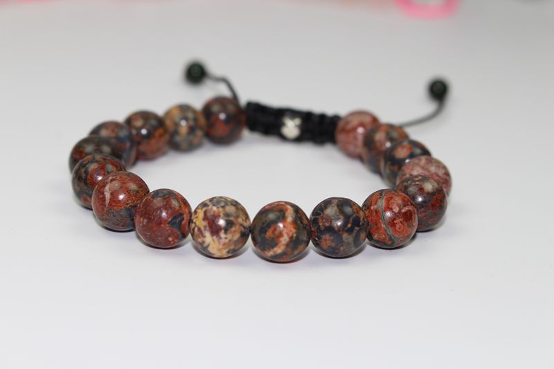 10mm natural stone jewelry handmade beaded Shamballa bracelet men a free shipping 2015