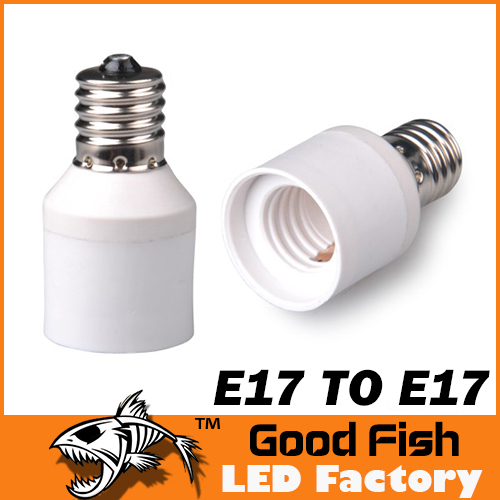 100pcs E17 TO E17 Adapter Converter Base Holder Socket LED Light Lamp Bulb Adapter Converter E17-E17 Wholesale