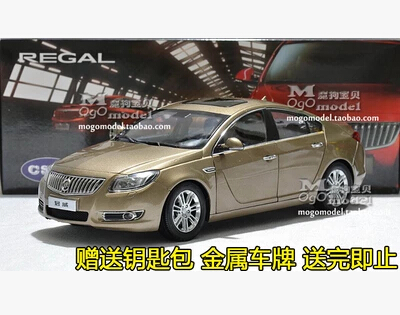 NEW BUICK REGAL 1:18 car model alloy metal diecast Shanghai GM original high quality Golden limit collection gift