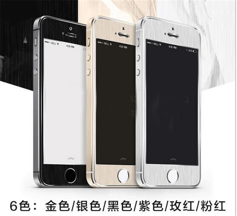 Full Cover Set 3D Arc 9H Alloy Titanium Tempered Glass font b Screen b font font
