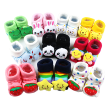 0 – 6 Months Newborn Baby Three-dimensional Socks Soft Cotton Three-dimensional Cartoon Cute Style Non-slip Socks