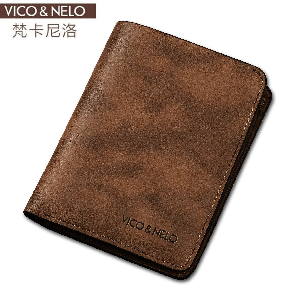 men wallets           Vertical viconelo first layer of cowhide     gift          mens genuine leather brand male wallet purse