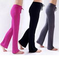 5 kinds of color Multicolor Sport Yoga Pants High Waist Stretch Women Harem Dance Club Wide