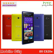 8X Original Unlocked HTC 8X C620e Windows Phone 8 Dual-core 8MP Camera 8G16G Internal Cell phone Free Shipping