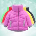 2016 Warm Winter Children Cotton Down Jacket Candy Colored Girls Outerwear Fall And Winter Clothes New