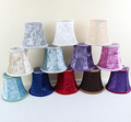 flannel purple red blue white trendy lamp shades styles candle bulb wall lamp shades Chandelier Mini