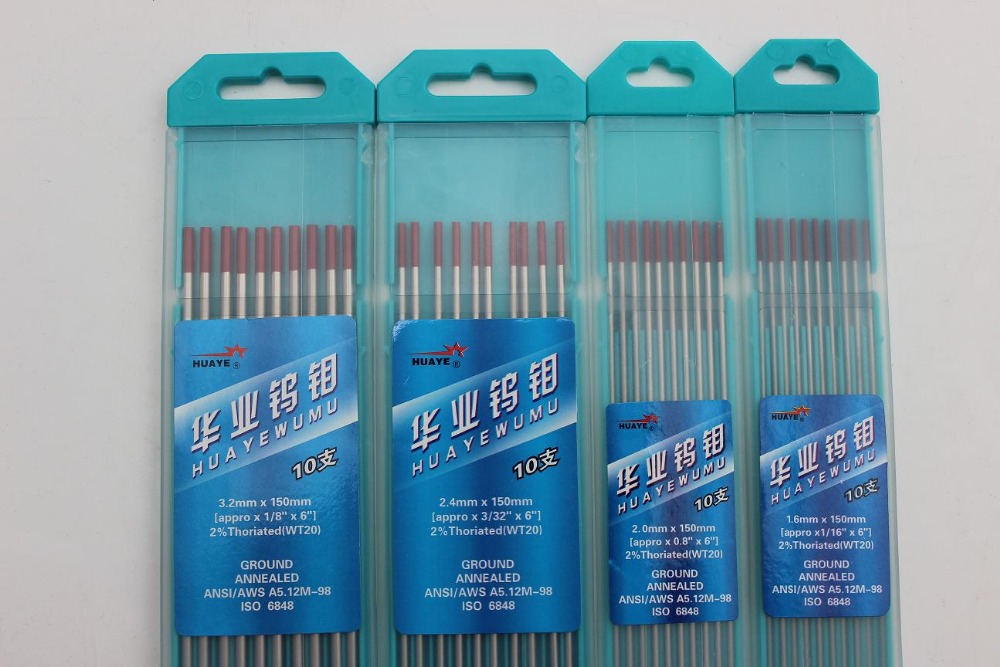 Купить торированного вольфрама electrode/ground/annealed/red1.6mmx150mm