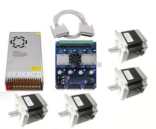 New CNC Kit 4 Axis 3.5A TB6560 Driver + Nema 17 Stepper Motor 48oz-in + P.A.