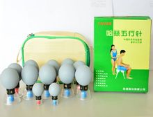12 Cups household Vacuum Haci Magnetic Therapy Acupressure Suction Cup TCM acupuncture and moxibustion Cupping Set Health Care