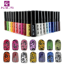 KADS Newest Painting Stamping Nail Varnish Beauty 1 Bottle/LOT Nail Polish & Stamp Polish Nail Art Pen 21 Colors 4 Seasons