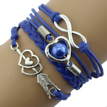 Hot!!! New Best Qulity Fashion Retro Women Style Wings Bracelet Bangle Charm Cuff Jewelry for men women Perfect Gift