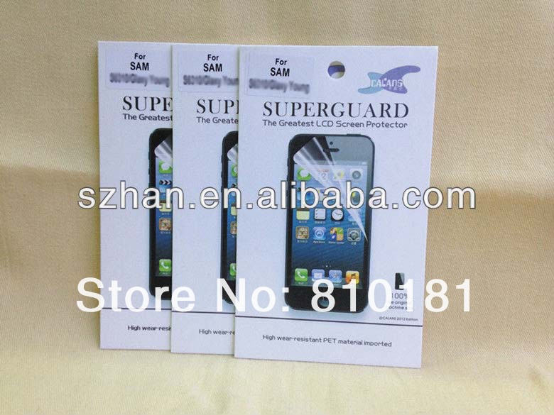 200pcs/lot High quality Guard LCD Clear front Screen Protector Film For Samsung Galaxy Core 4G mini G3568