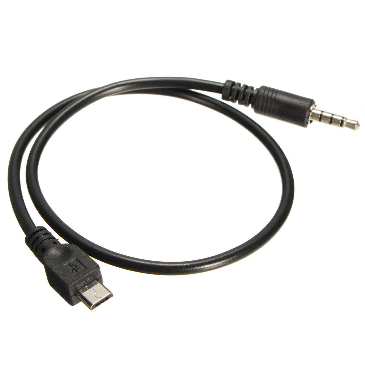 40cm Micro USB 2 0 to 3 5mm AUX Car Lead Jack USB Audio Cable Cord