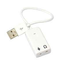External sound card 2015 Hot Sale USB 2.0 Virtual 7.1 Channel Audio Sound Card Adapter For Laptop PC Mac headphone adpter USB
