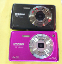 Free Shipping 12MP Digital Camera in stock with 4X Optical Zoom Smile Detection and 2 7