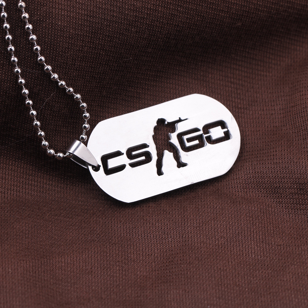 2016    Cs Go  Counter Strike Dog Tag Neckless    Cs Go