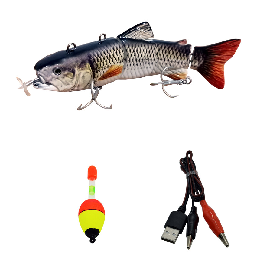Multi-Abschnitt Fischköder Kurbel Köder Swimbait Bass Shad Dace 10CM-18G-6 N