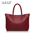 Fashion Autumn 2015 NEW Shell Women Handbag PU Leather Floral Casual