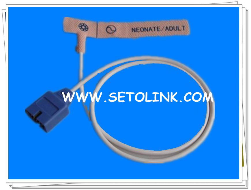 FREE SHIPPING DISPOSABLE 7 PIN SAO2/ SPO2 SENSOR FOR ADULT AND NEONATE